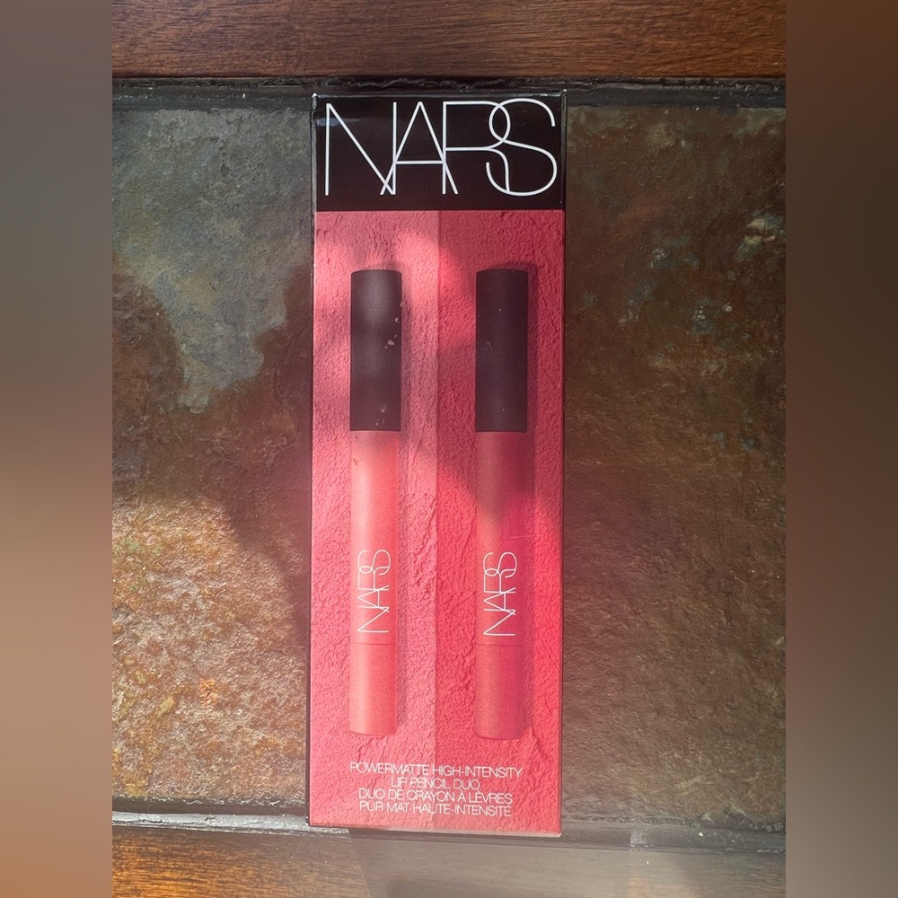 NARS powermatte HIGH INTENSITY lip pencil duo NIB